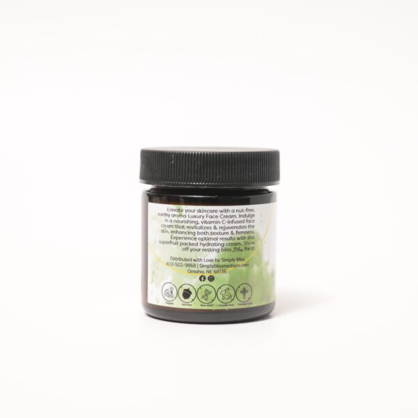 Luxury Facial Cream Sandalwood & Frankincense (1.7 oz) - Image 3