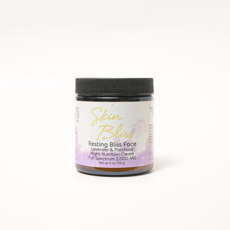 Resting Bliss Face — full-spectrum CBD night cream