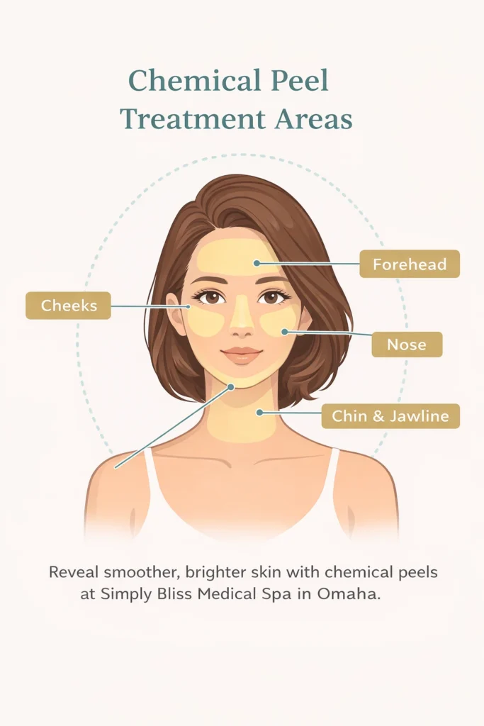 image displaying the benefits of chemical peels